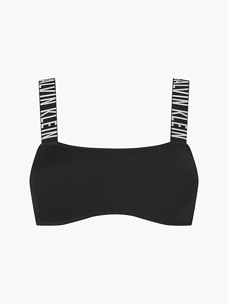 Calvin Klein Siyah Renkli Kadın Bandeau Bikini Üstü - Intense Power