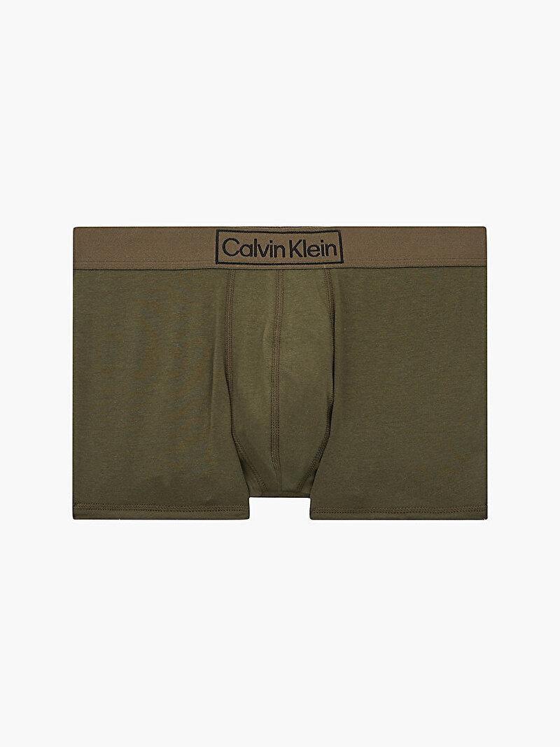 Calvin Klein Yeşil Renkli Erkek Trunk Boxer - Reimagined Heritage
