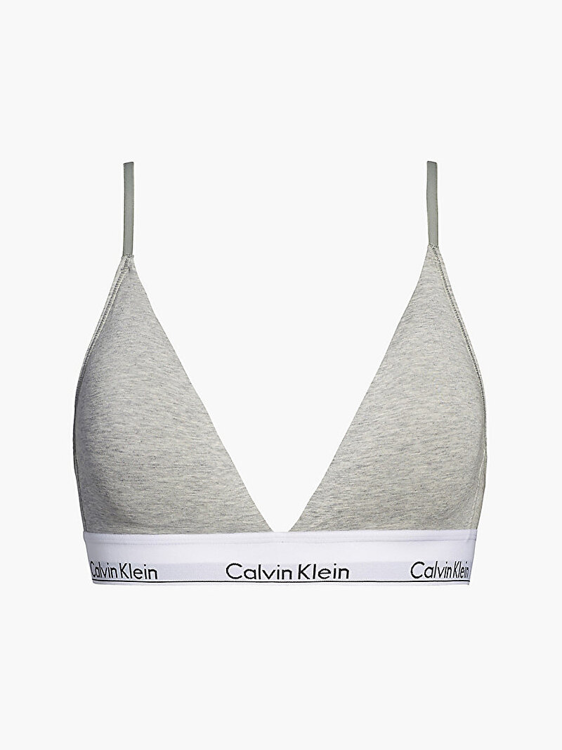 Calvin Klein Gri Renkli Kadın Üçgen Sütyen - Modern Cotton