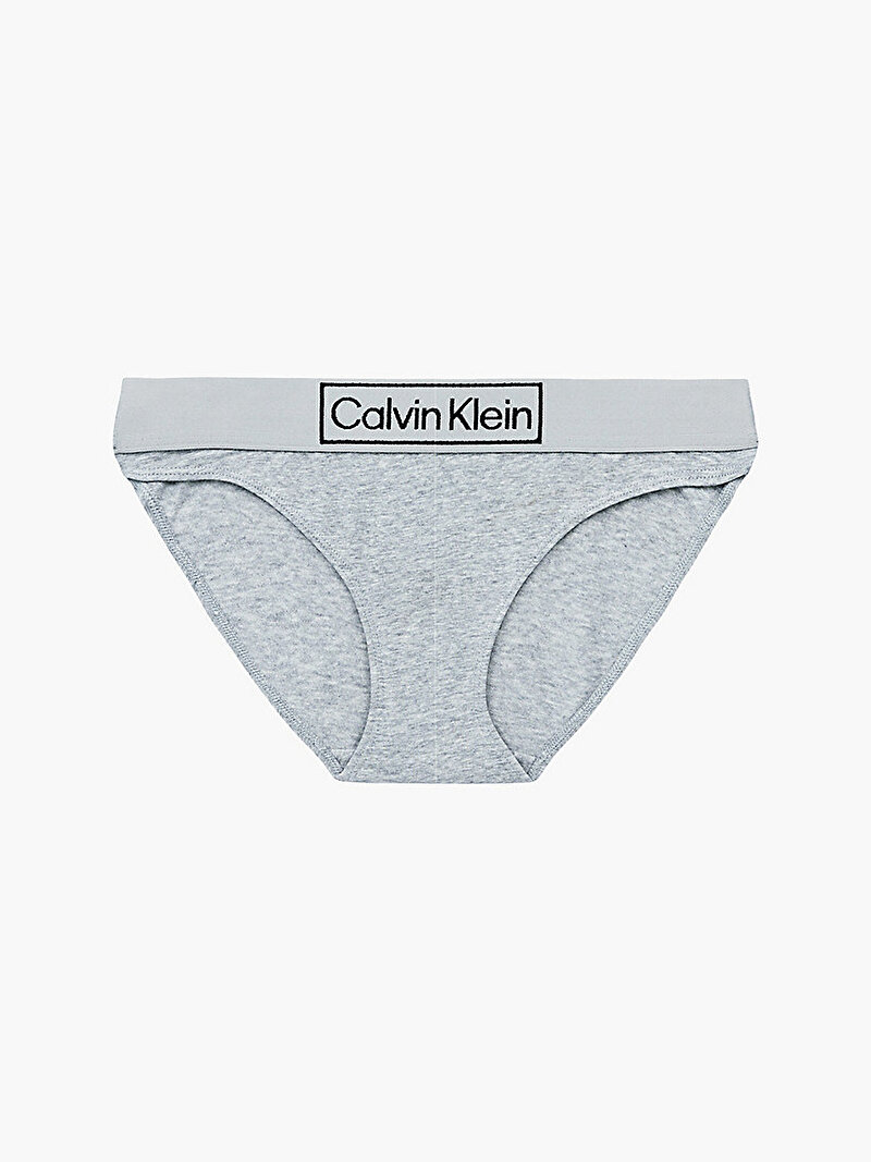 Calvin Klein Gri Renkli Kadın Bikini Külot - Reimagine Heritage