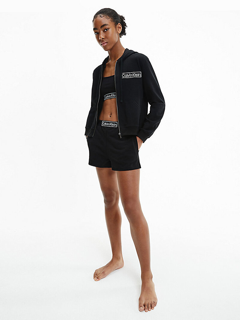 Calvin Klein Siyah Renkli Kadın Pijama Şortu - Reimagine Heritage