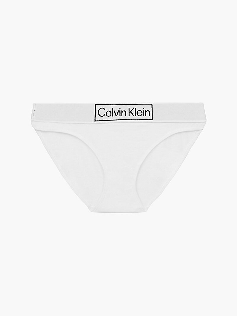 Calvin Klein Beyaz Renkli Kadın Bikini Külot - Reimagine Heritage