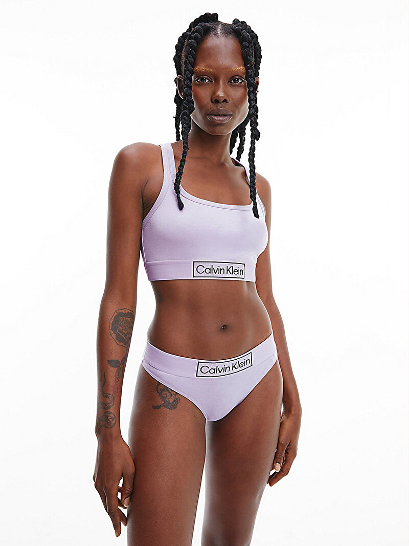 Calvin Klein Mor Renkli Kadın Bralet - Reimagine Heritage