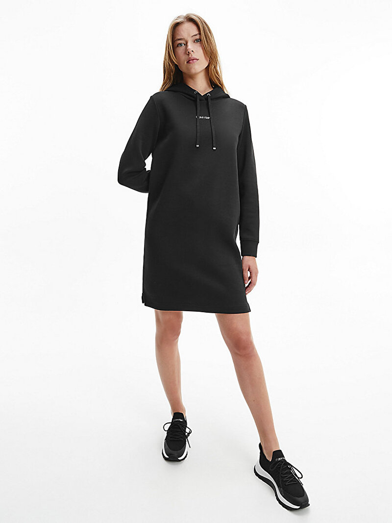 Kadın Kapüşonlu Sweatshirt Elbise
