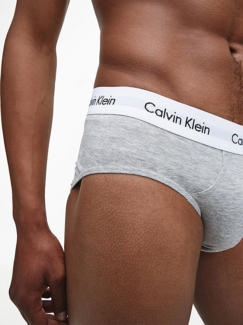 Calvin Klein Çok renkli Renkli Erkek 3’Lü Külot Seti - Cotton Stretch