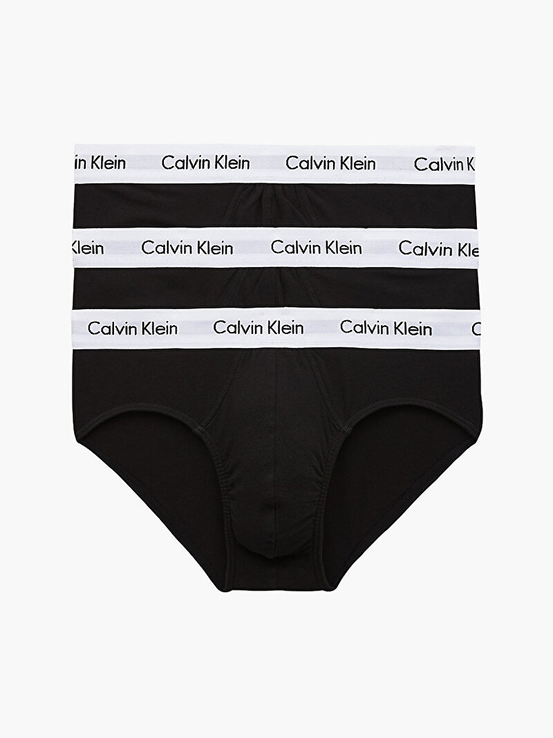 Calvin Klein Siyah Renkli Erkek 3’Lü Külot Seti - Cotton Stretch