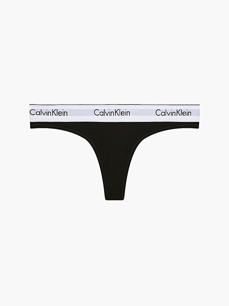 Calvin Klein Siyah Renkli Kadın Tanga Külot - Modern Cotton