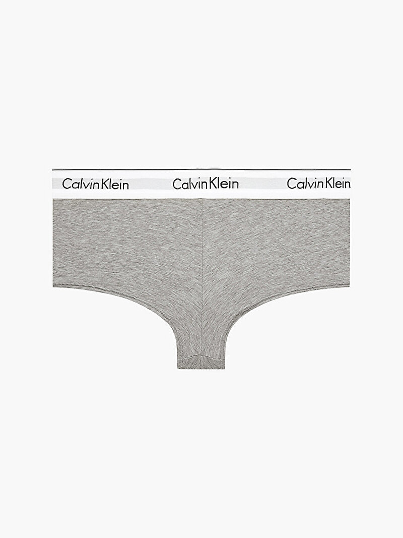 Calvin Klein Gri Renkli Kadın Yüksek Belli Hipster Külot - Modern Cotton