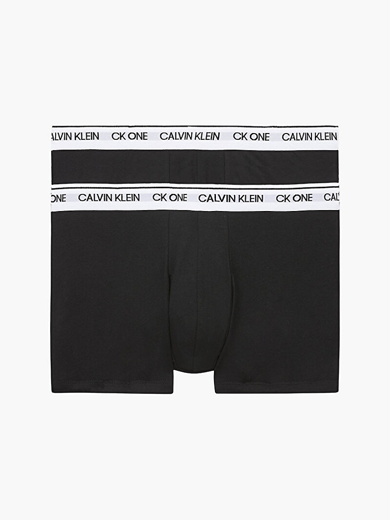 Calvin Klein Siyah Renkli Erkek 2’Li Trunk Boxer Seti - Ck One