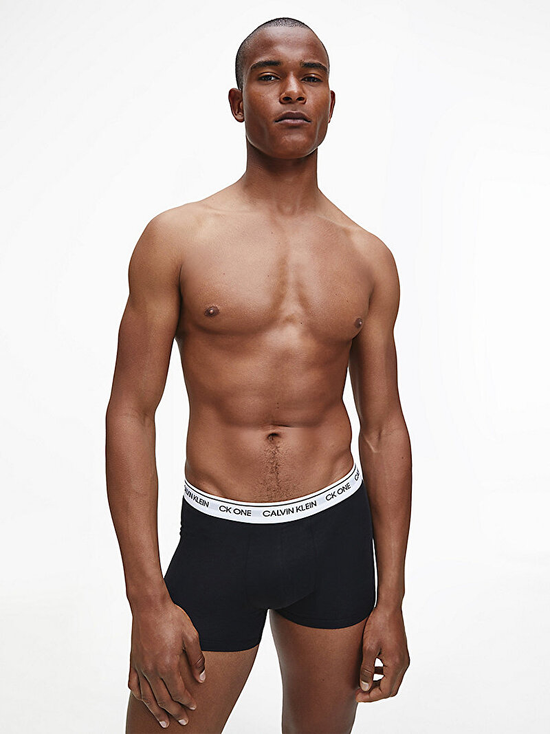 Calvin Klein Siyah Renkli Erkek 2’Li Trunk Boxer Seti - Ck One