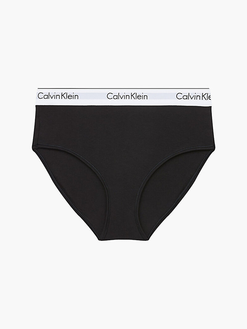 Calvin Klein Siyah Renkli Kadın Yüksek Belli Bikini Külot - - Modern Cotton
