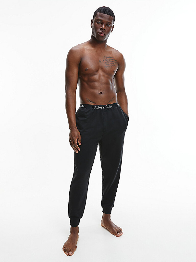 Calvin Klein Siyah Renkli Erkek Rahat Eşofman Altı - Modern Structure