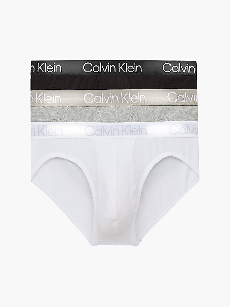 Calvin Klein Çok renkli Renkli Erkek 3’Lü Paket Külot - Modern Structure