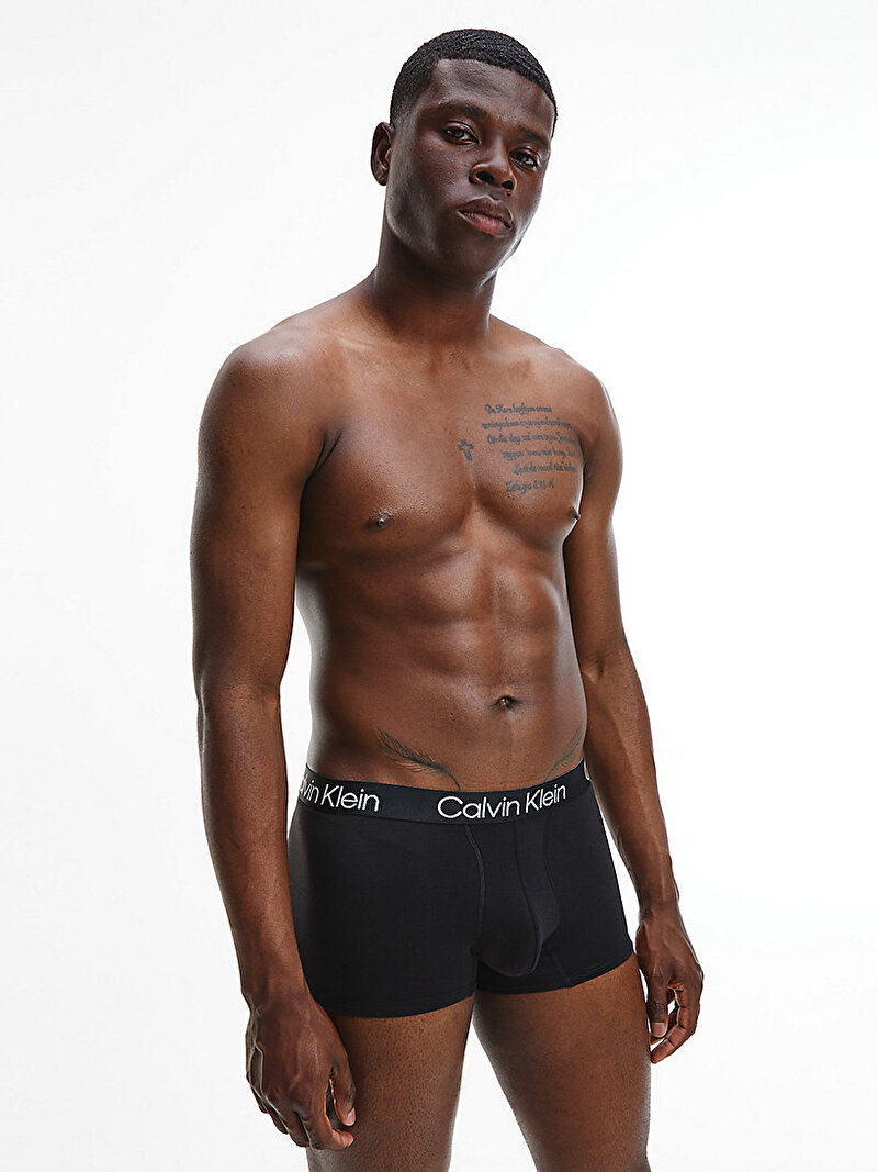 Calvin Klein Siyah Renkli Erkek 3’Lü Trunk Boxer Seti - Modern Structure