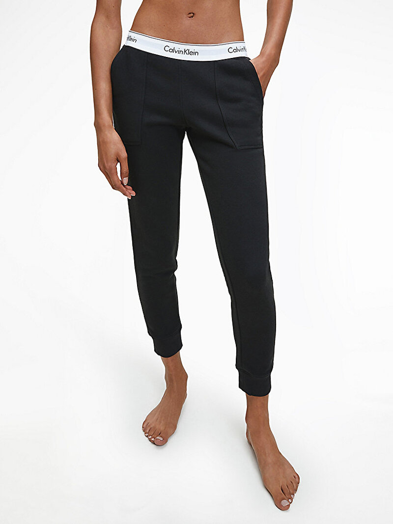 Calvin Klein Siyah Renkli Kadın Lounge Eşofman Altı - Modern Cotton