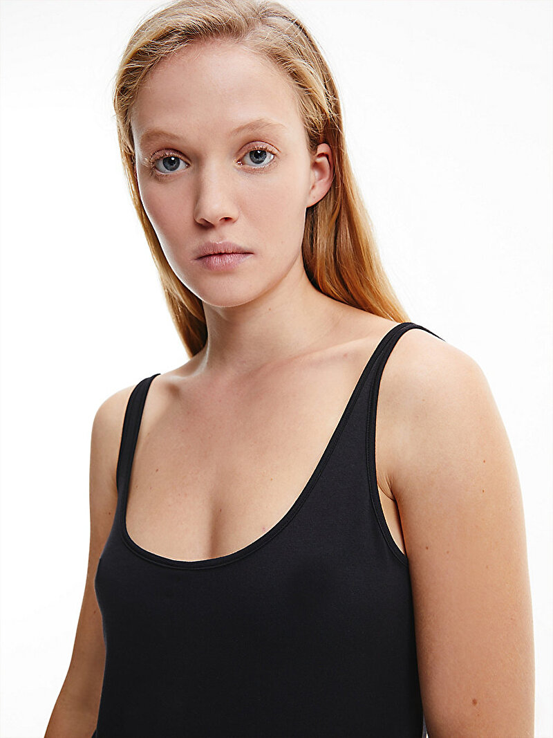 Calvin Klein Siyah Renkli Kadın Gecelik