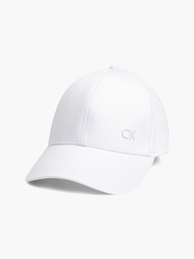Calvin Klein Beyaz Renkli Erkek Pamuklu Şapka  