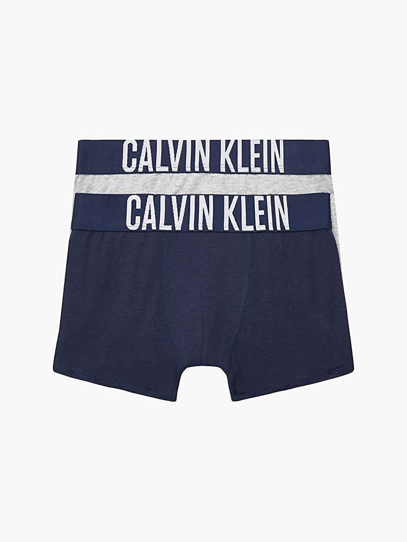 Calvin Klein Çok renkli Renkli Erkek Çocuk 2’Li Paket Trunk Boxer - Intense Power