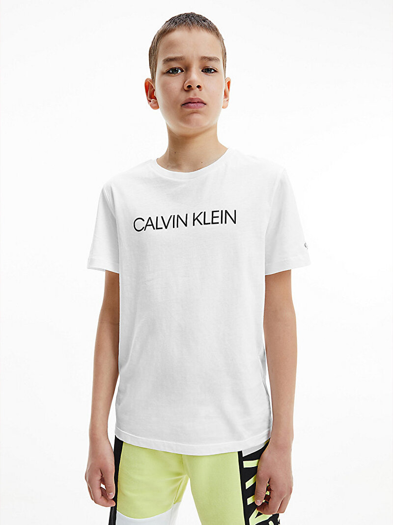 Erkek  Çocuk Organik Pamuklu Logolu T-Shirt