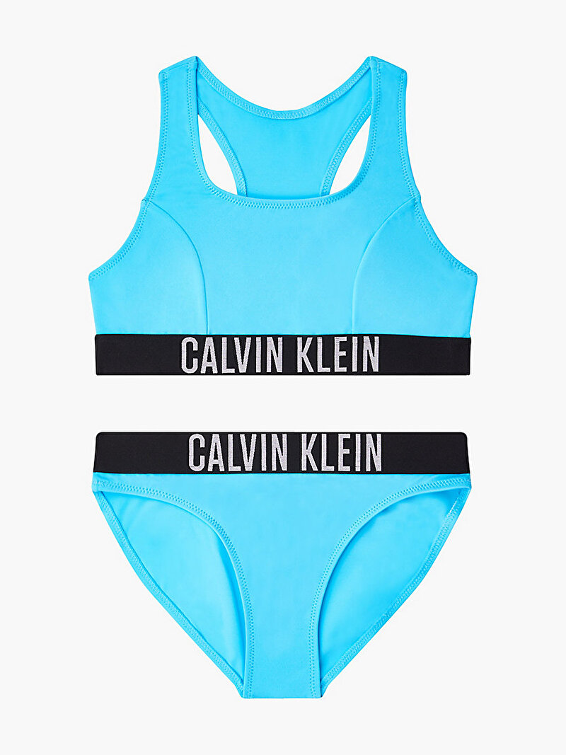 Calvin Klein Mavi Renkli Kız Çocuk – Bralet Bikini Takımı - Intense Power