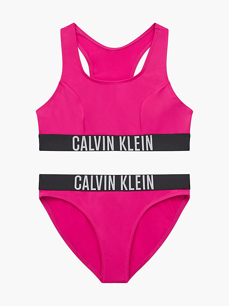 Calvin Klein Pembe Renkli Kız Çocuk – Bralet Bikini Takımı - Intense Power