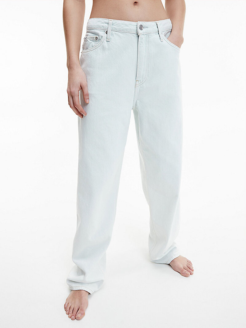 Calvin Klein Mavi Renkli Kadın 90'lar Straight Kot Pantolon