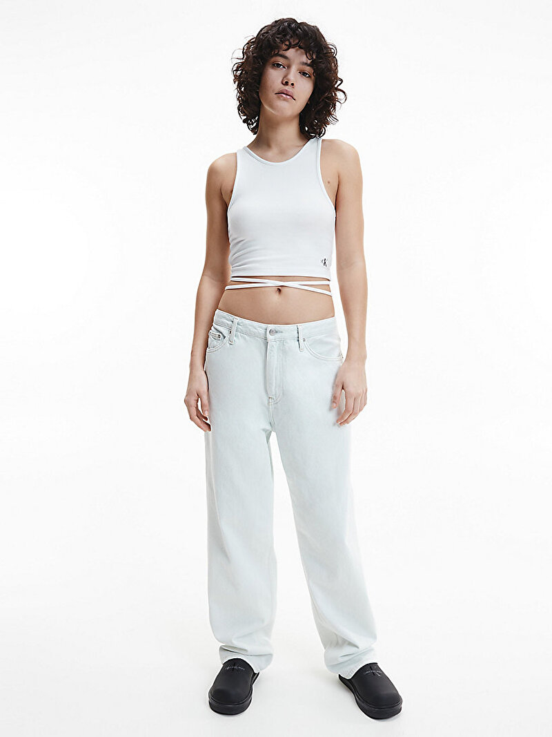 Calvin Klein Mavi Renkli Kadın 90'lar Straight Kot Pantolon