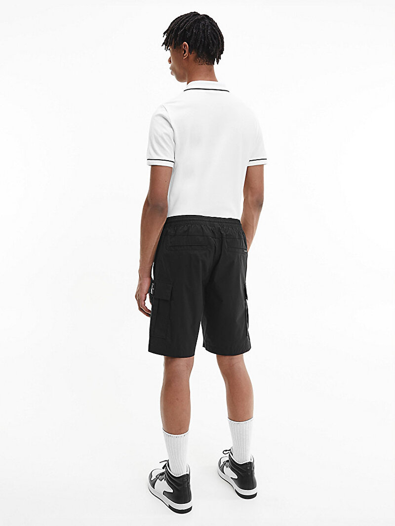 Calvin Klein Beyaz Renkli Erkek Slim Polo T-Shirt