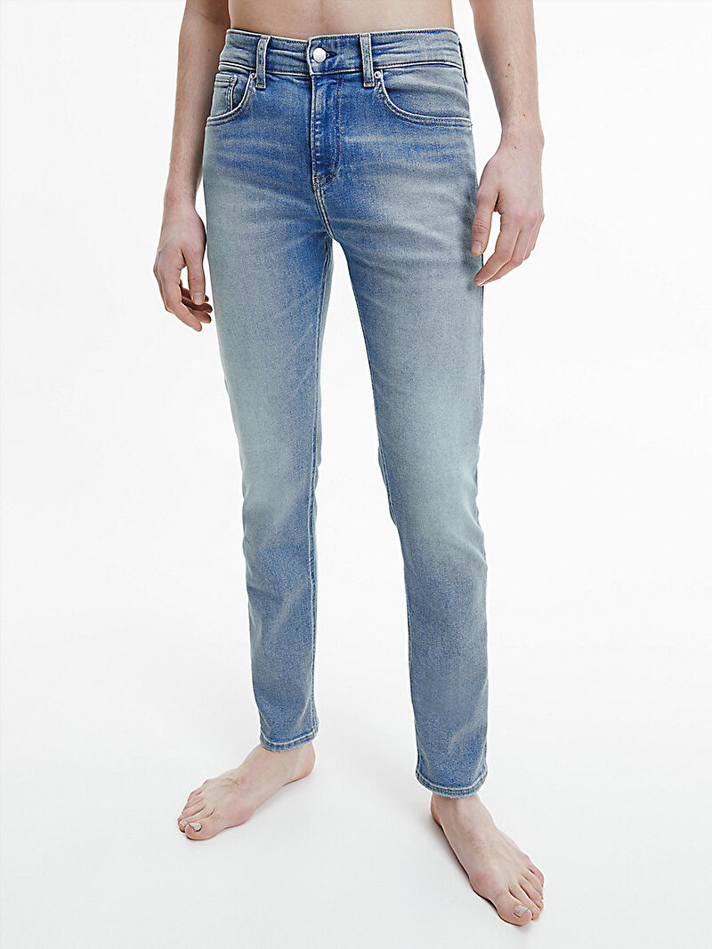 Calvin Klein Mavi Renkli Erkek Skinny Kot Pantolon