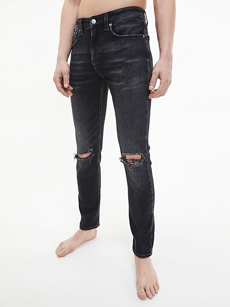 Calvin Klein Siyah Renkli Erkek Skinny Kot Pantolon