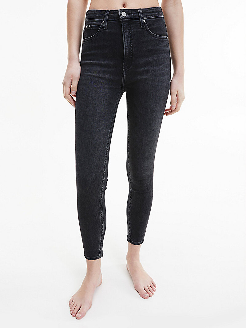 Kadın High Rise Super Skinny Jean Pantolon