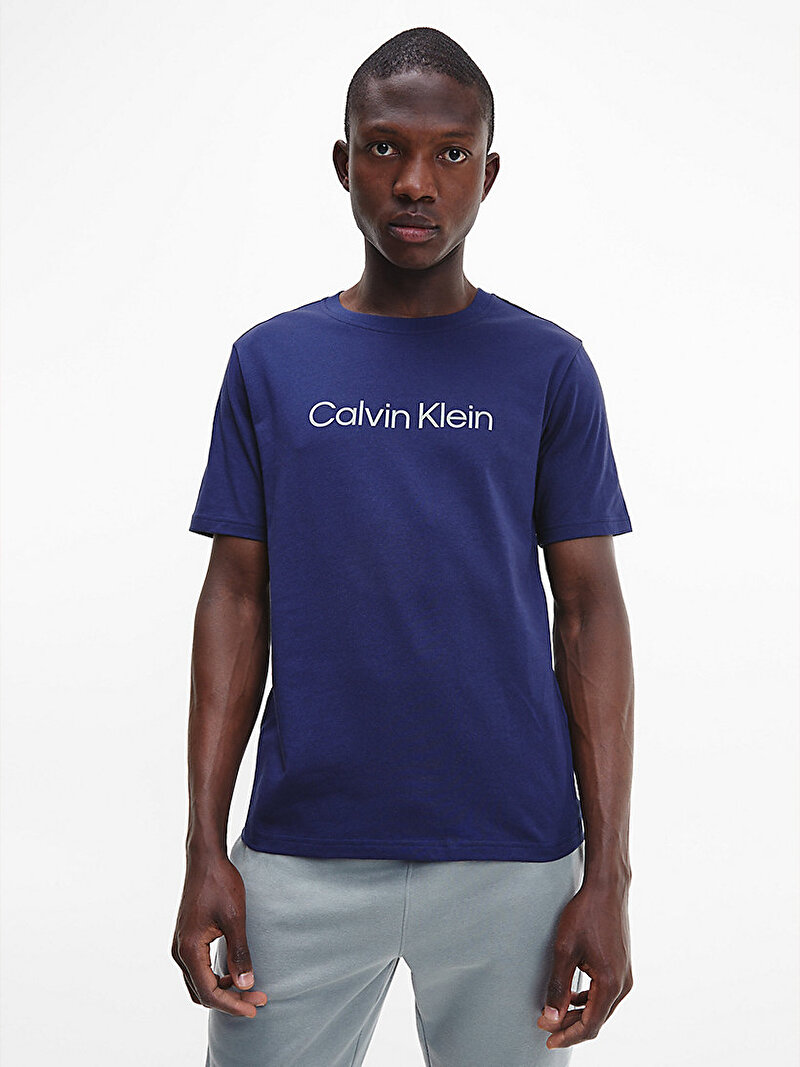 Calvin Klein Lacivert Renkli Erkek Performance Lacivert T-Shırt