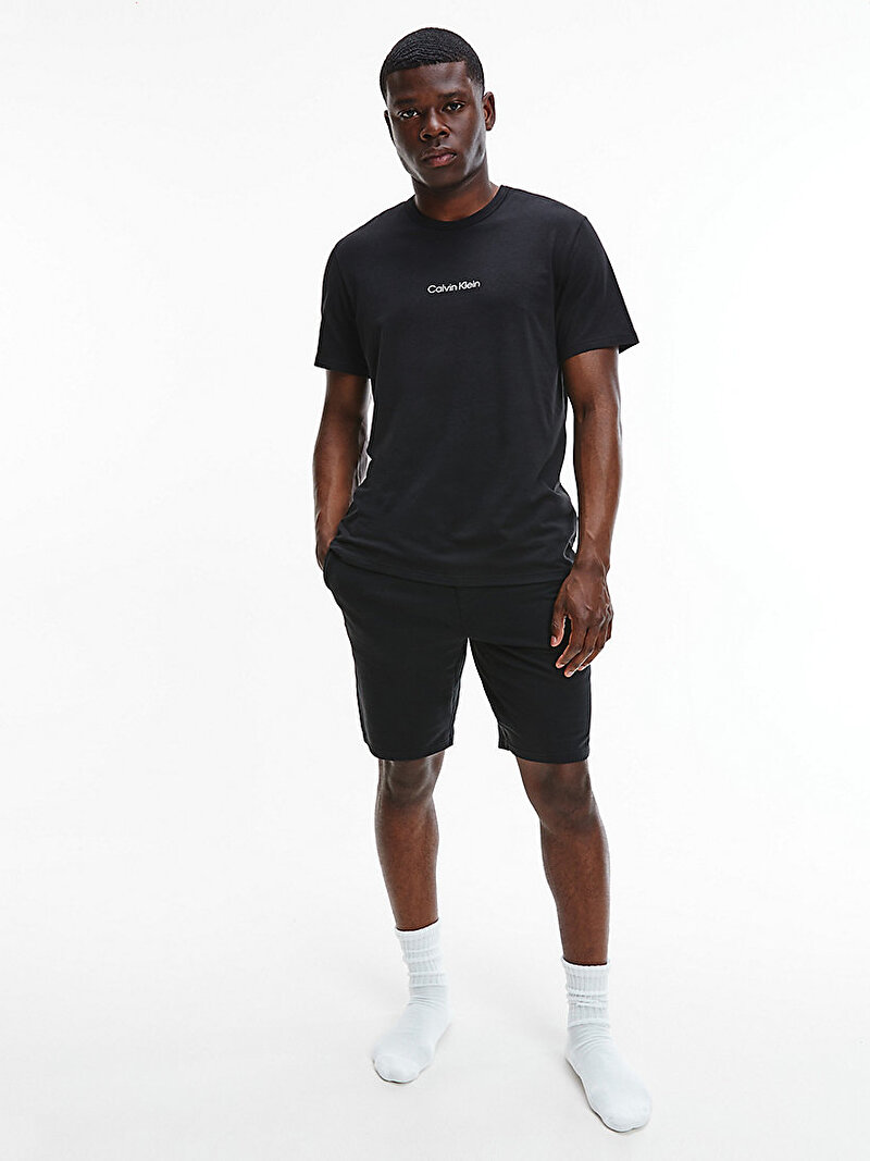 Calvin Klein Siyah Renkli Erkek Recycled Crew Neck T-Shirt