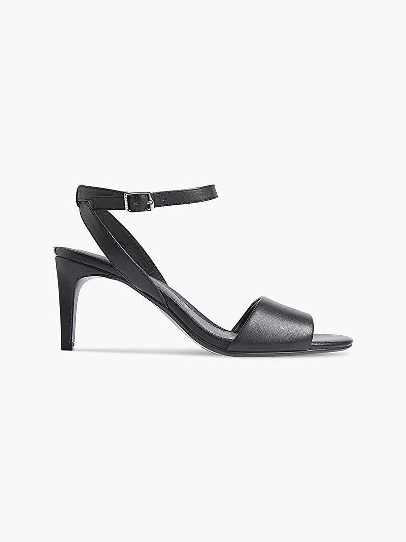 Calvin Klein Siyah Renkli Kadın Essential Deri Topuklu Ayakkabı