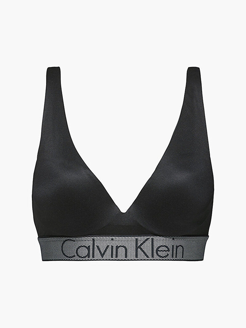 Calvin Klein Siyah Renkli Kadın Plunge Siyah Push Up Bralet