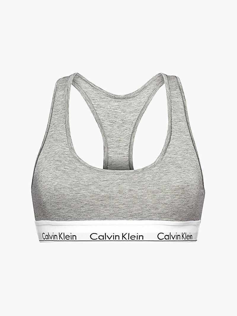 Calvin Klein Gri Renkli Kadın Modern Cotton Gri Bralet