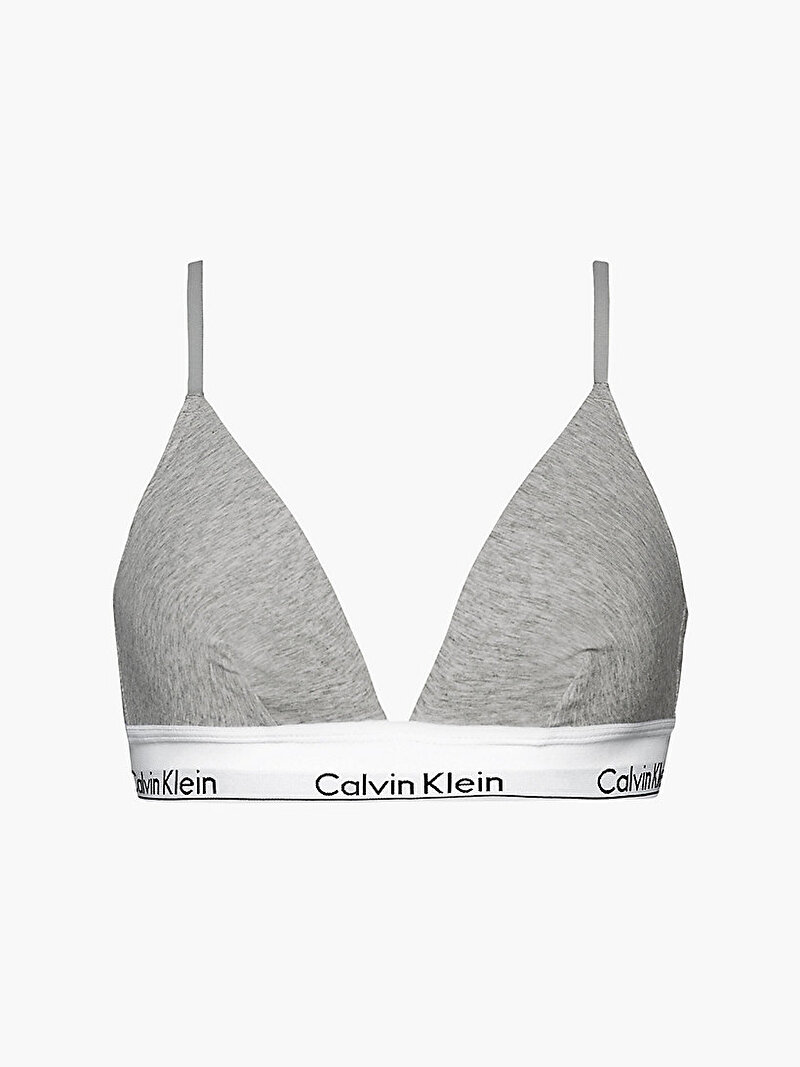Calvin Klein Gri Renkli Kadın Modern Cotton Üçgen Bralet