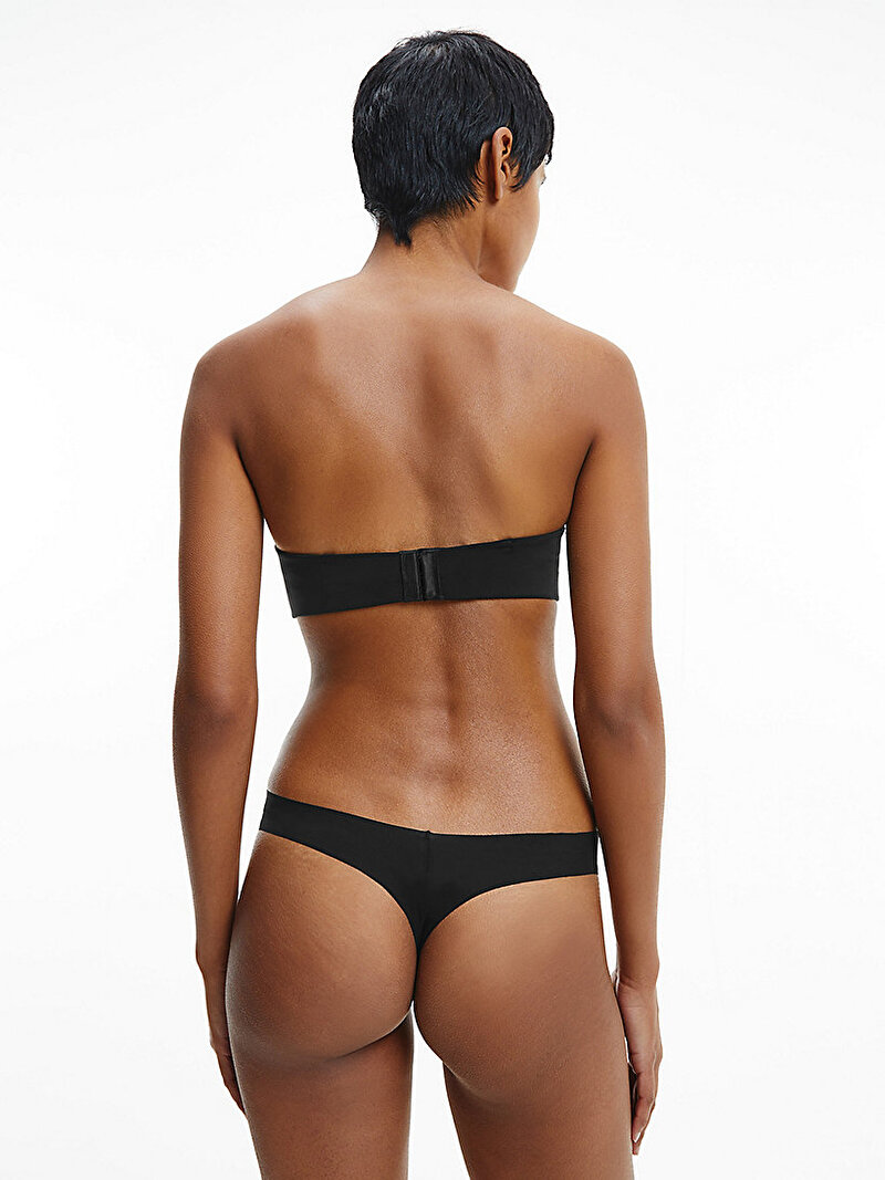 Calvin Klein Siyah Renkli Kadın Straplez Push Up Siyah Sütyen