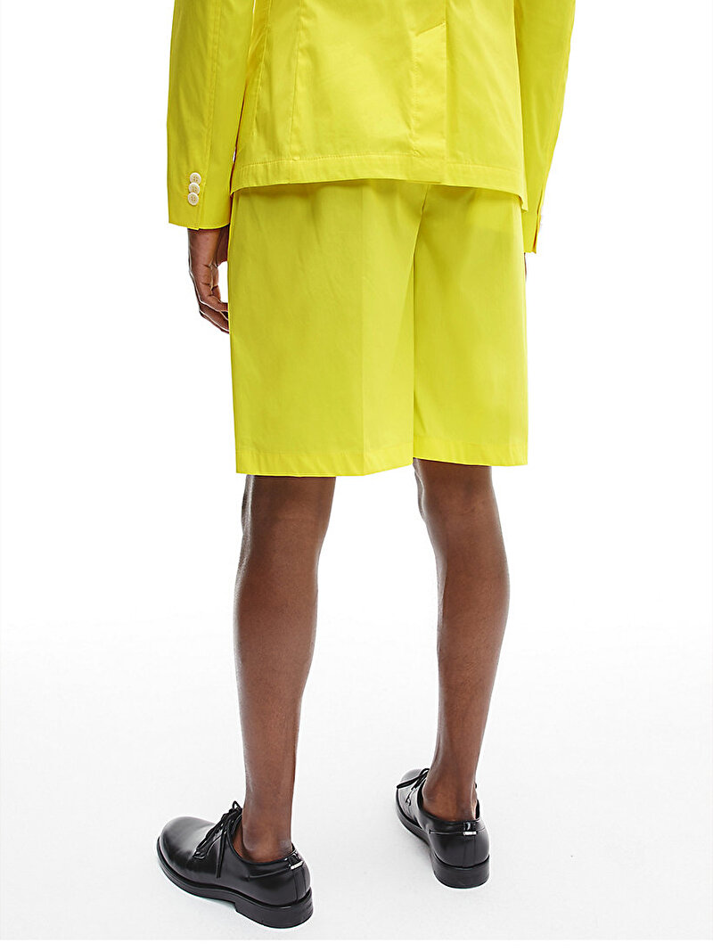Calvin Klein Sarı Renkli Erkek Pamuklu Stretch Şort