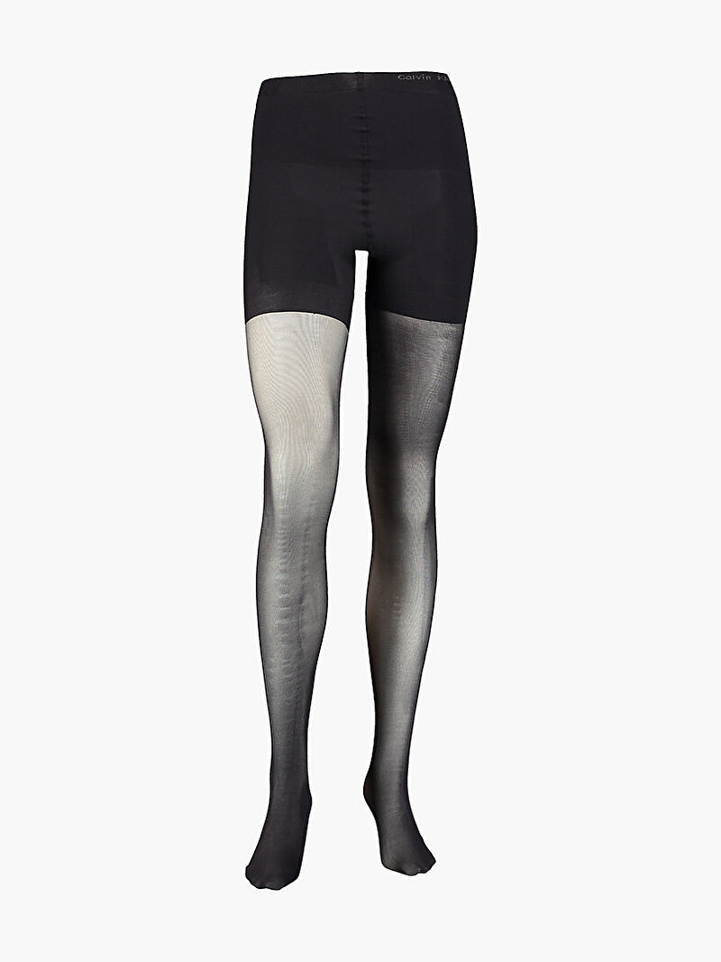 Calvin Klein Siyah Renkli Kadın Külotlu Çorap