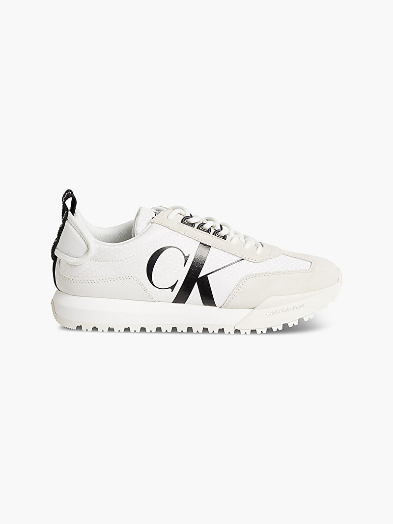 Calvin Klein Beyaz Renkli Erkek New Retro Runner Sneaker
