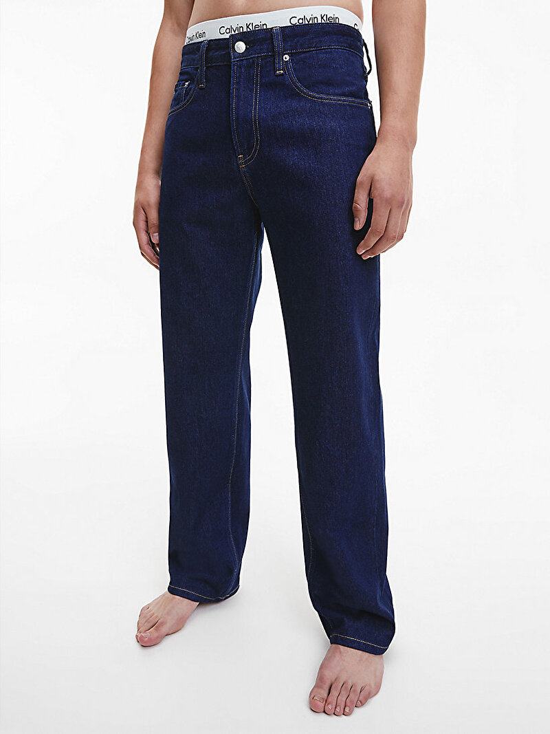 Calvin Klein Mavi Renkli Erkek 90'lar Straight Jean Pantolon