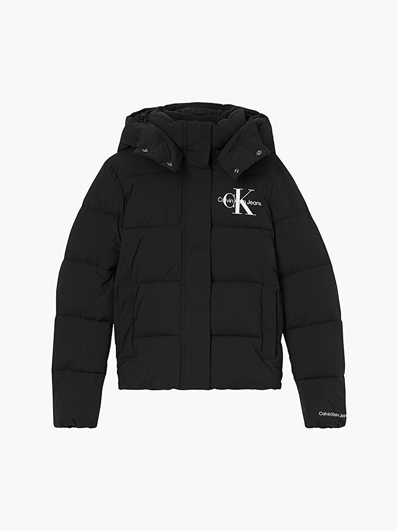 Calvin Klein Siyah Renkli Kadın Monologo Şişme Mont
