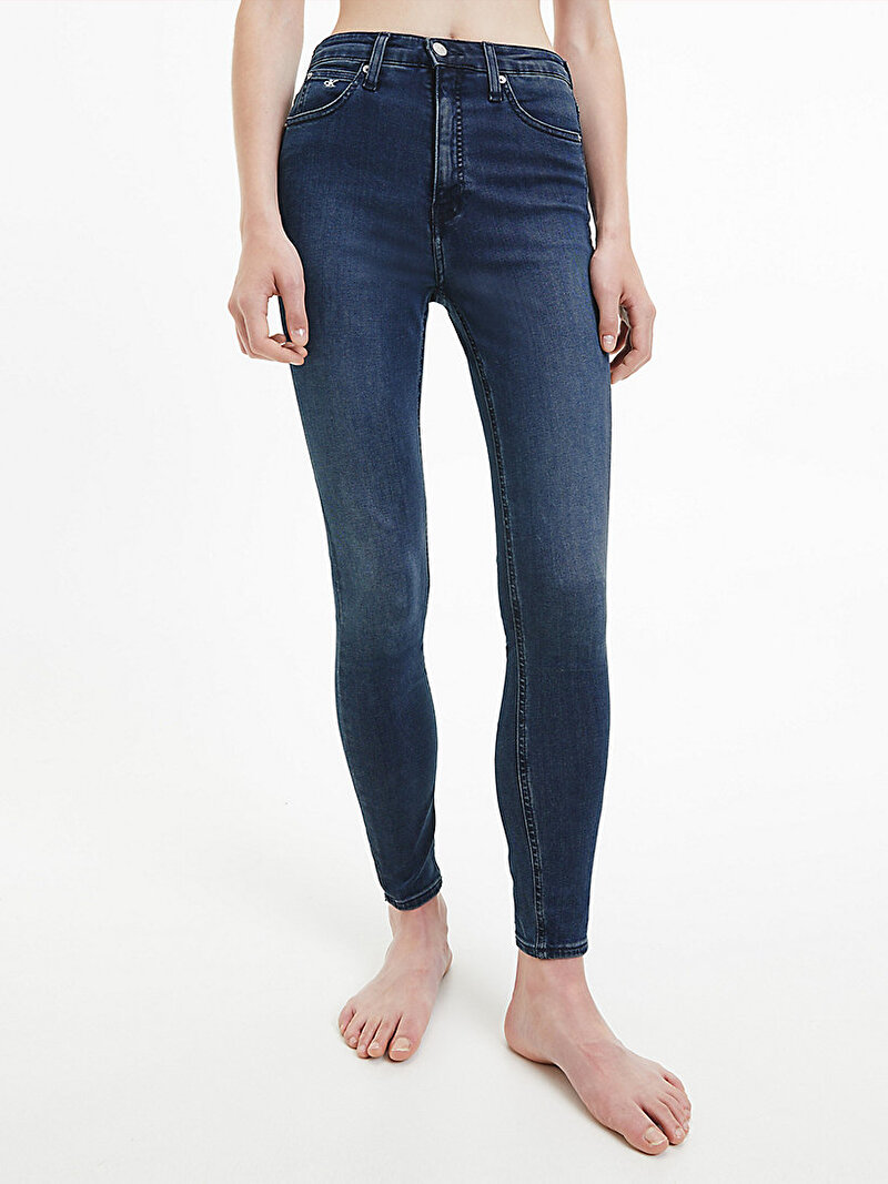 Kadın Super Skinny Yüksek Bel Jean Pantolon
