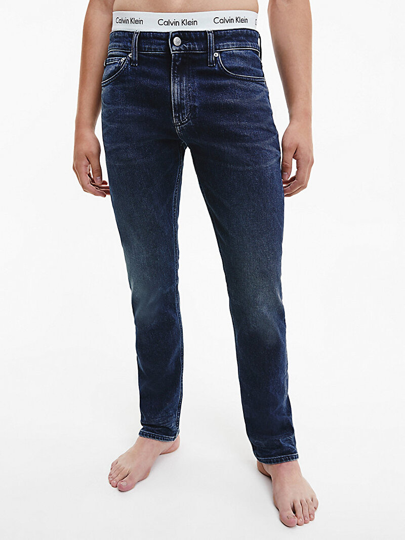 Calvin Klein Mavi Renkli Erkek Slim Jean Pantolon