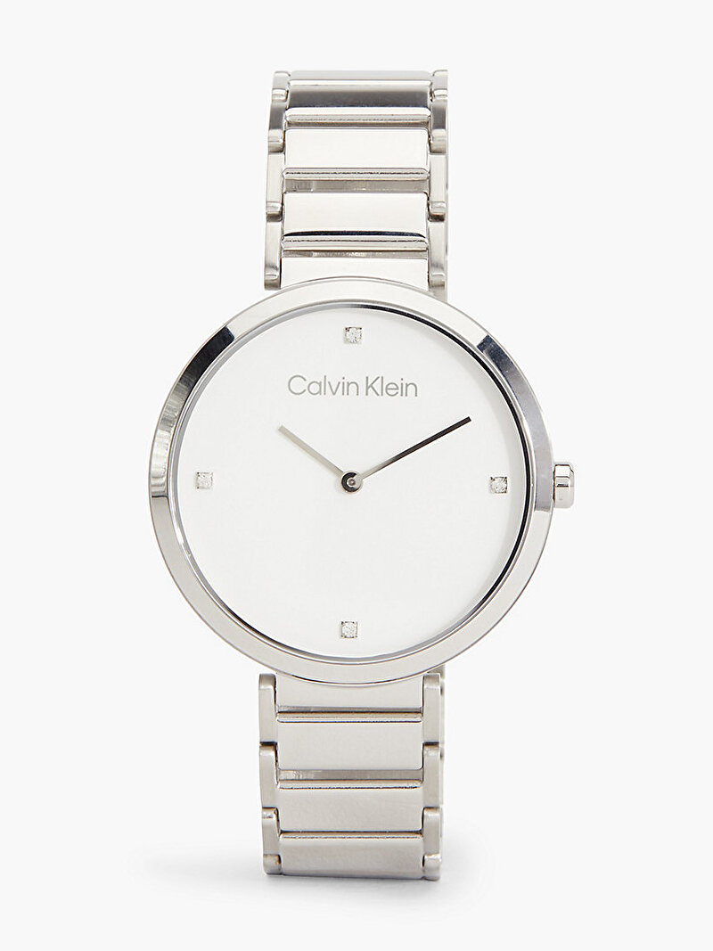 Calvin Klein Gümüş Renkli Kadın Minimalistik T Bar Gümüş Saat