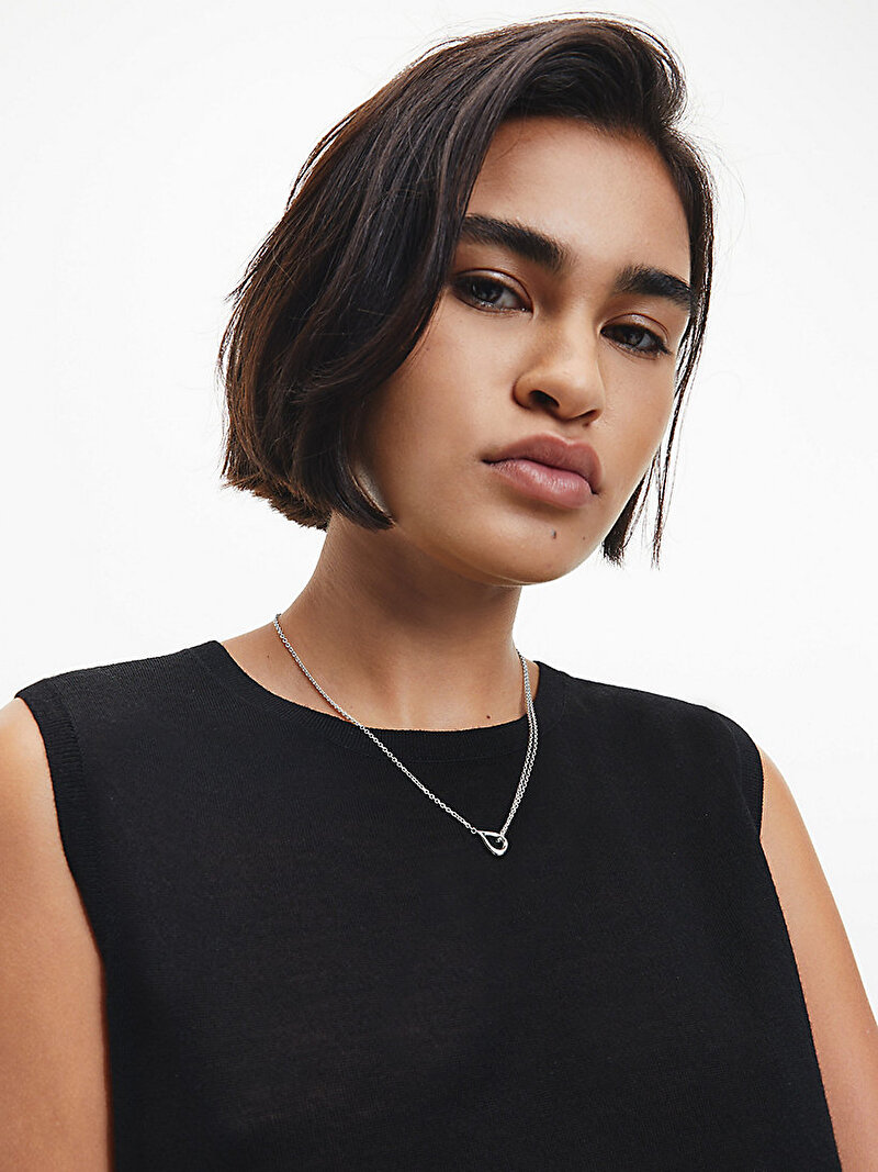 Calvin Klein Gümüş Renkli Kadın Damla Gümüş Kolye