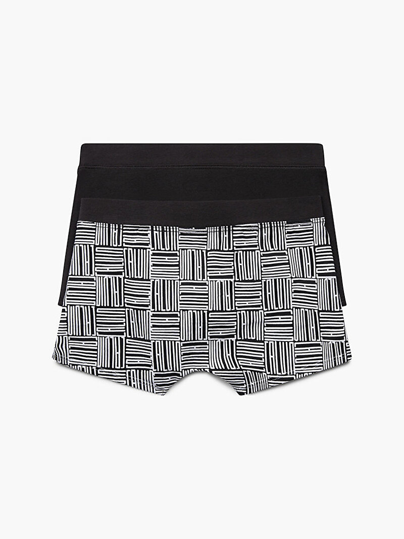 Calvin Klein Çok renkli Renkli Erkek Çocuk 2'Li Trunk Boxer Seti