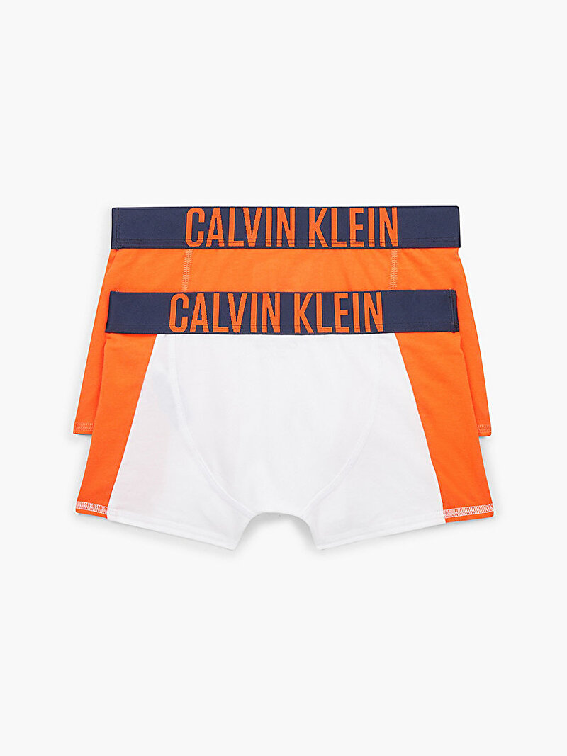 Calvin Klein Çok renkli Renkli Erkek Çocuk 2'Li Trunk Boxer Seti
