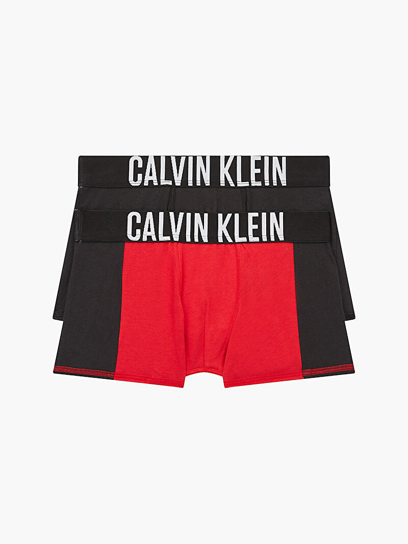 Calvin Klein Çok renkli Renkli Erkek Çocuk 2'Li Trunk Boxer Seti